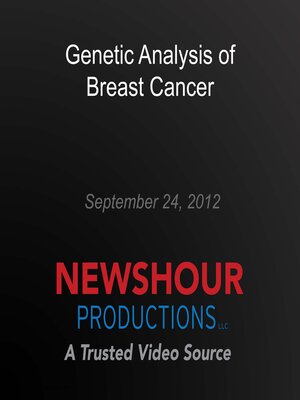cover image of Genetic Analysis of Breast Cancer
